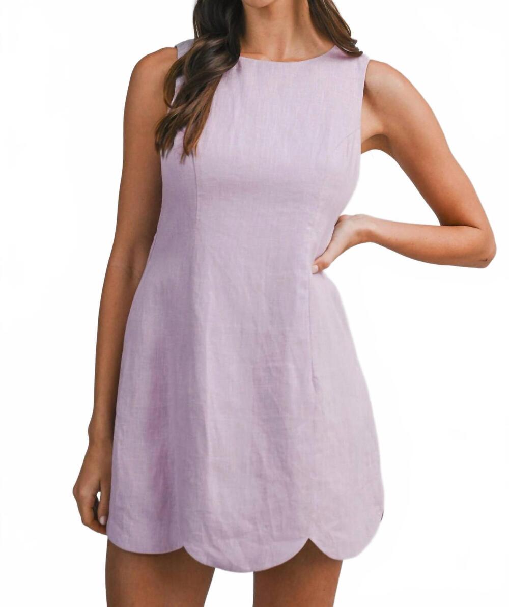 NEW MABLE marianne mini dress in lavender